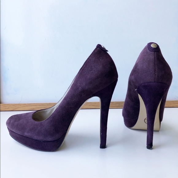 Michael Kors Shoes - Michael Kors Purple Suede Pumps Size 6